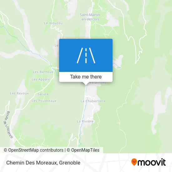 Chemin Des Moreaux map