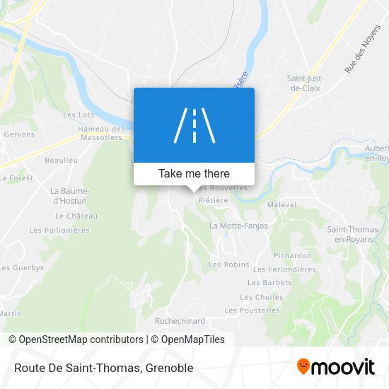 Route De Saint-Thomas map