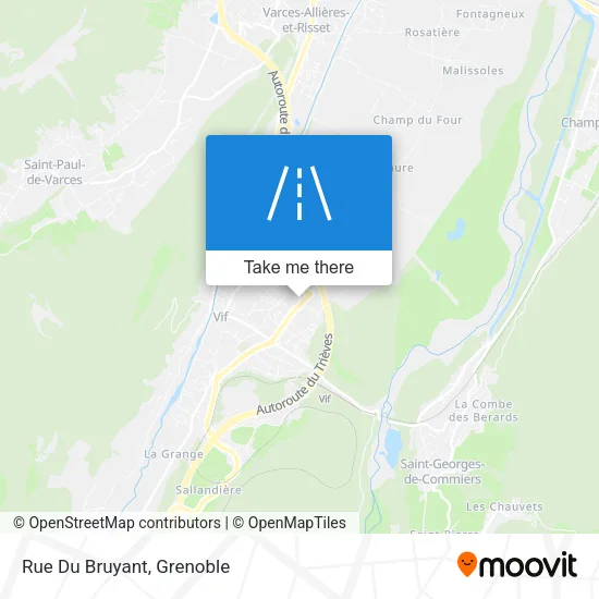 Rue Du Bruyant map