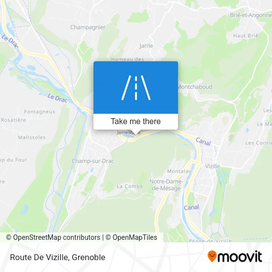 Route De Vizille map