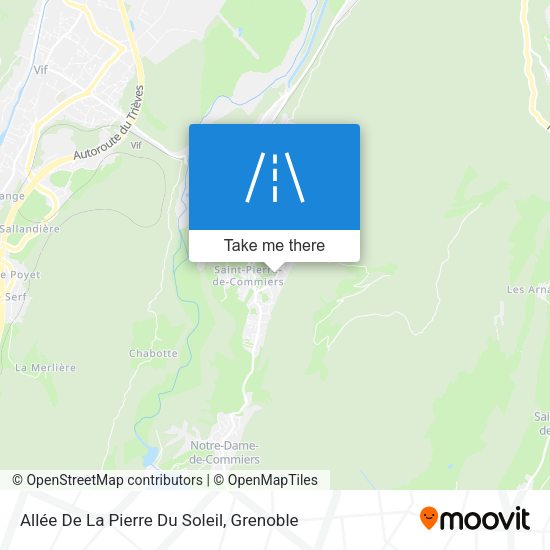 Allée De La Pierre Du Soleil map