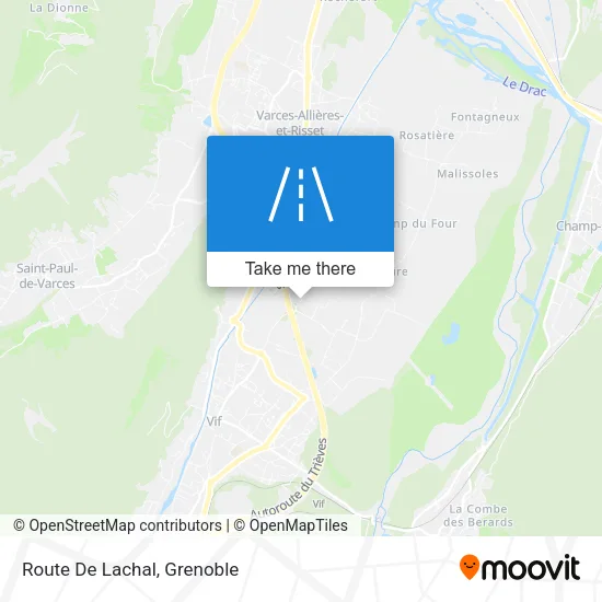 Route De Lachal map