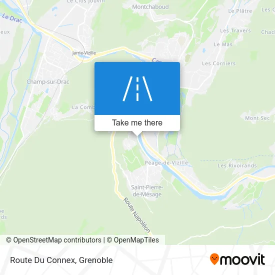 Route Du Connex map