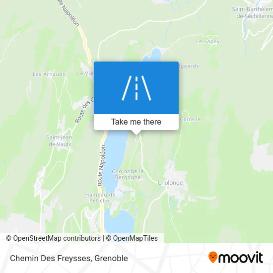Chemin Des Freysses map