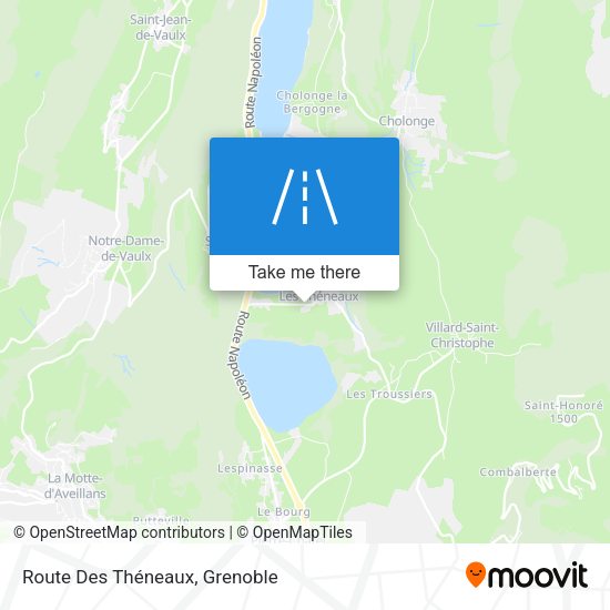 Route Des Théneaux map