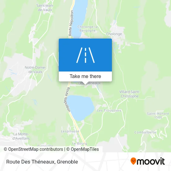 Route Des Théneaux map