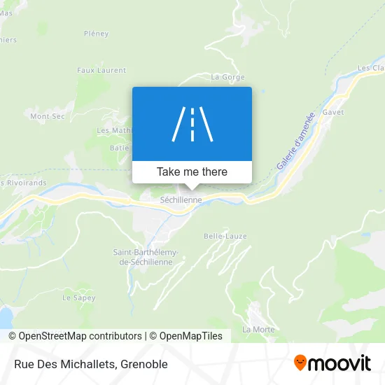 Rue Des Michallets map