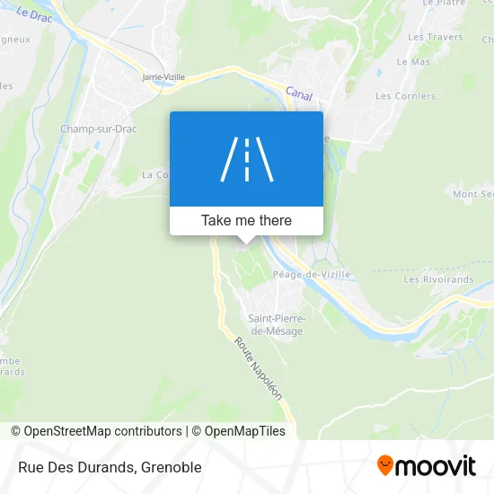 Rue Des Durands map