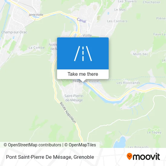 Pont Saint-Pierre De Mésage map