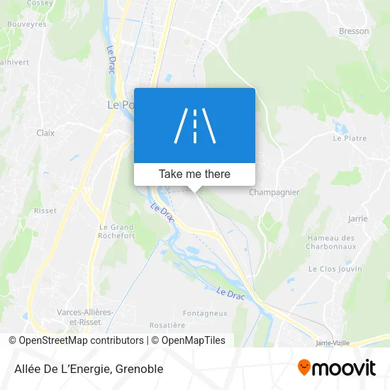 Allée De L’Energie map