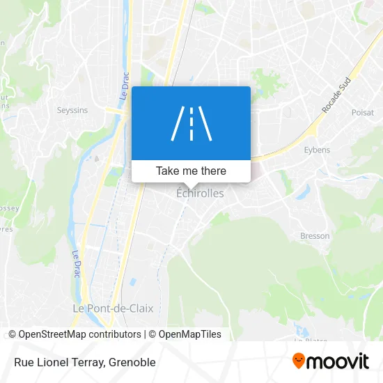 Rue Lionel Terray map