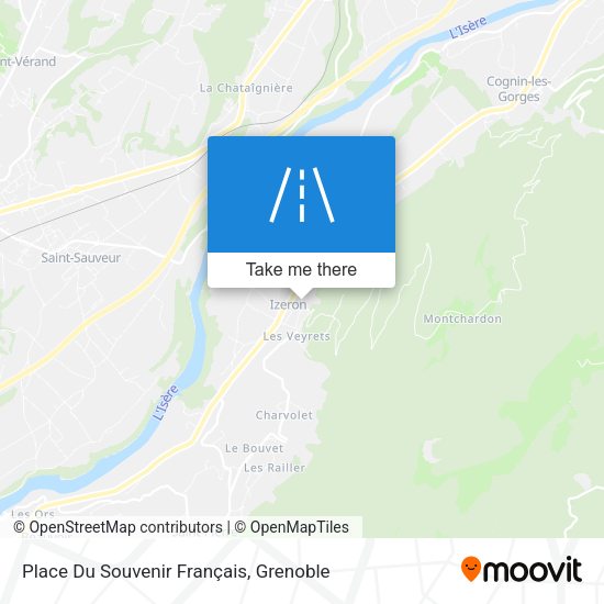Place Du Souvenir Français map