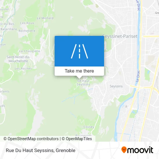 Rue Du Haut Seyssins map