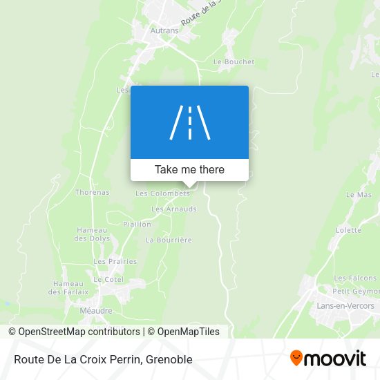 Route De La Croix Perrin map