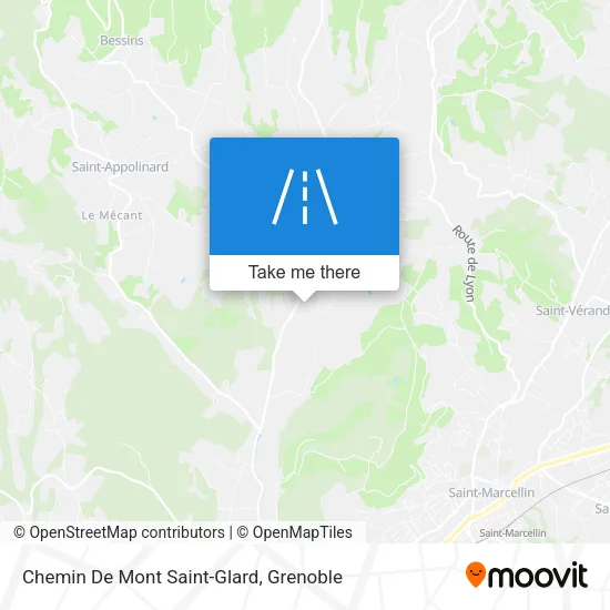 Chemin De Mont Saint-Glard map