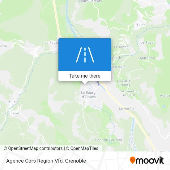 Agence Cars Region Vfd map