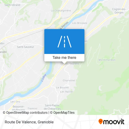 Route De Valence map