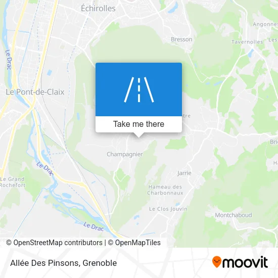 Allée Des Pinsons map