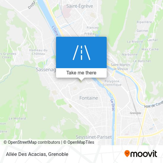 Allée Des Acacias map