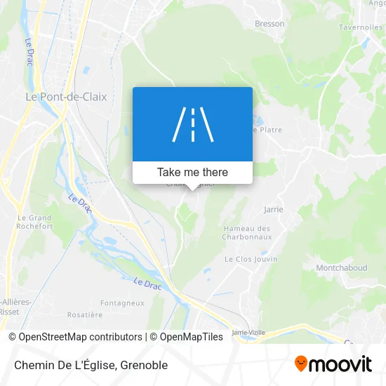 Chemin De L'Église map