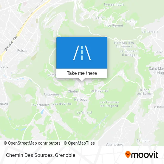 Chemin Des Sources map