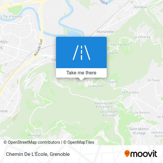 Chemin De L'École map