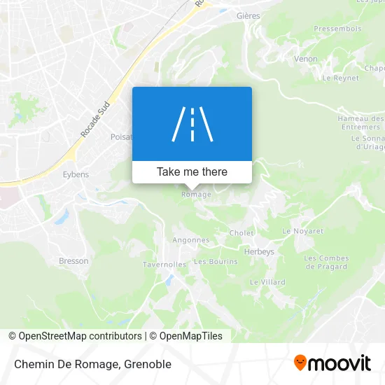 Chemin De Romage map