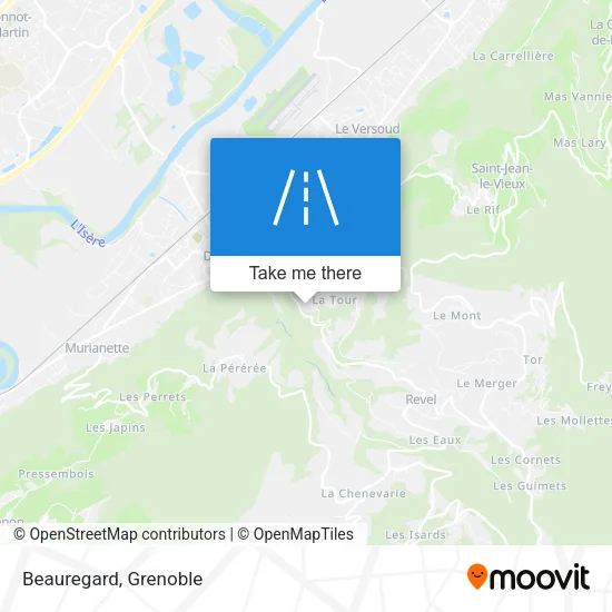 Beauregard map
