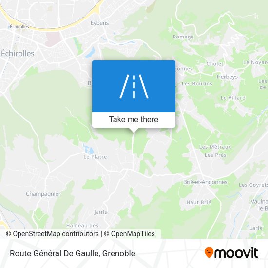 Route Général De Gaulle map