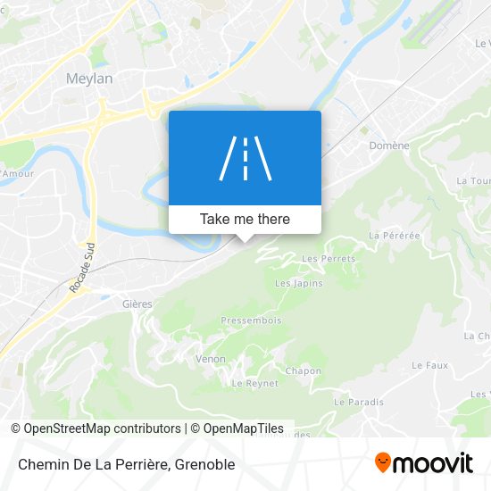 Chemin De La Perrière map