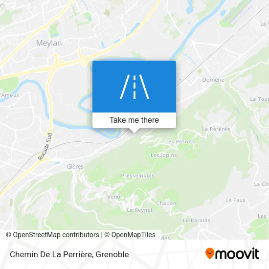 Chemin De La Perrière map