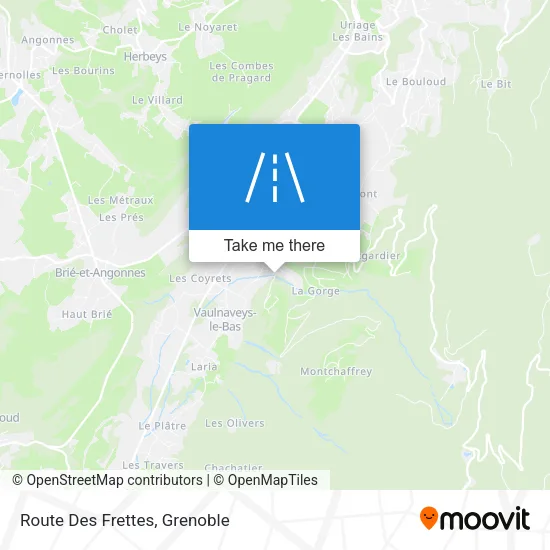 Route Des Frettes map