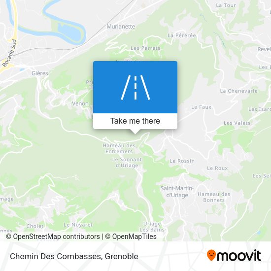 Chemin Des Combasses map