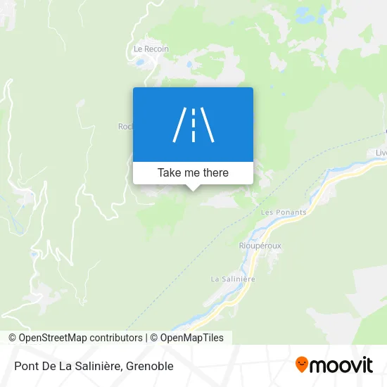 Pont De La Salinière map