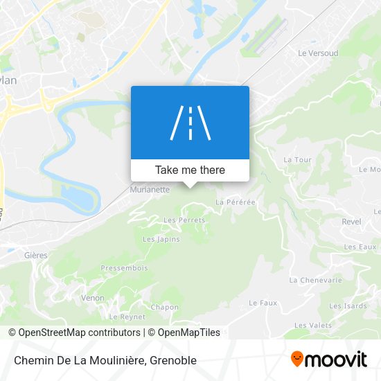 Chemin De La Moulinière map