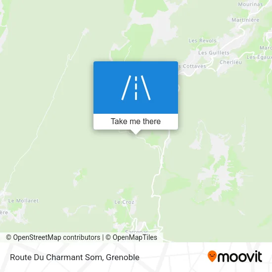 Route Du Charmant Som map