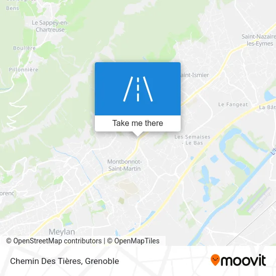 Chemin Des Tières map
