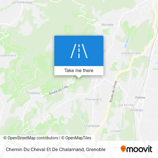 Chemin Du Cheval Et De Chalamand map