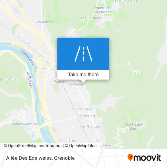 Allée Des Edelweiss map