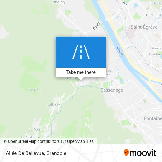 Allée De Bellevue map