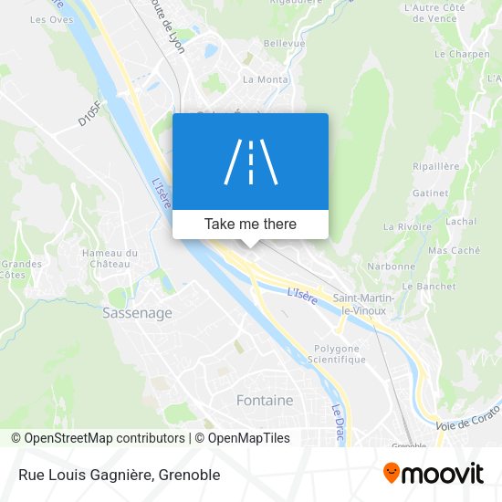 Rue Louis Gagnière map