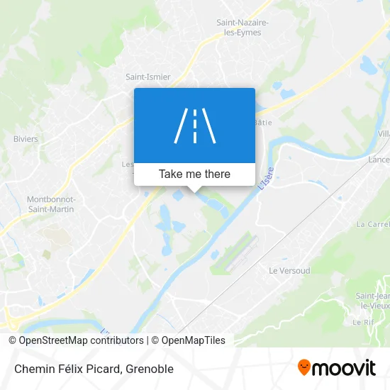Chemin Félix Picard map