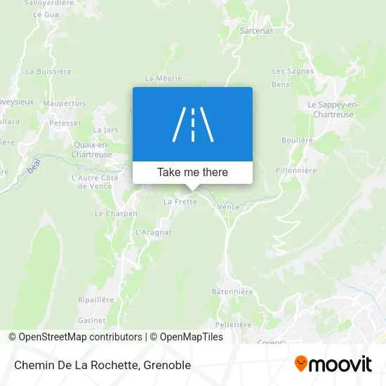 Chemin De La Rochette map
