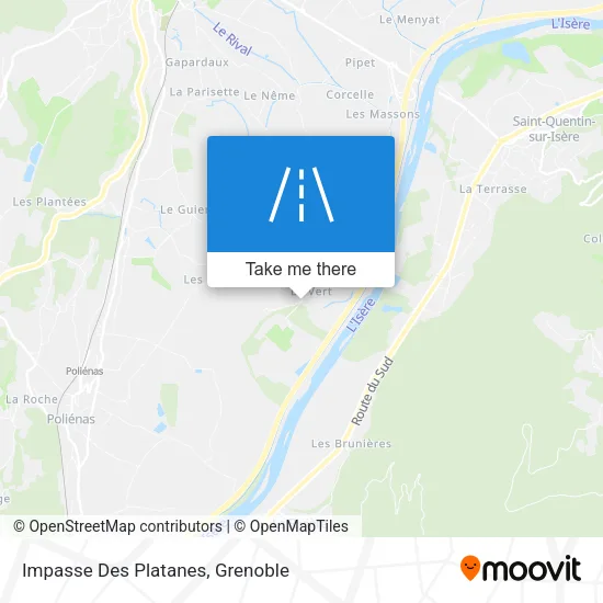 Impasse Des Platanes map