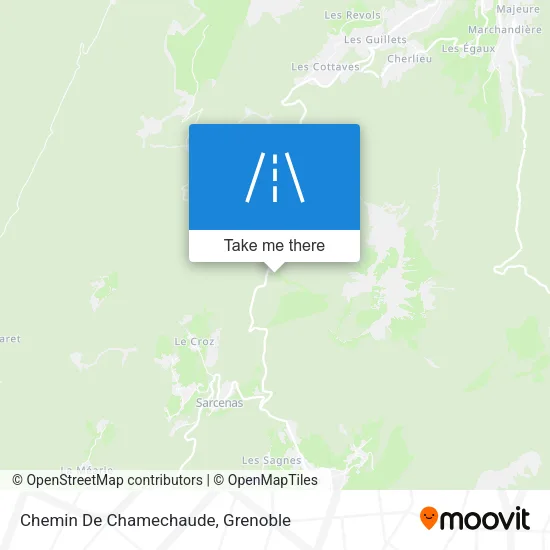 Chemin De Chamechaude map