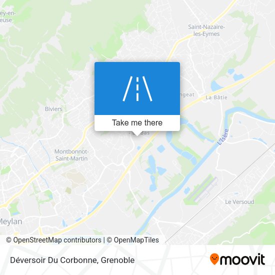 Déversoir Du Corbonne map