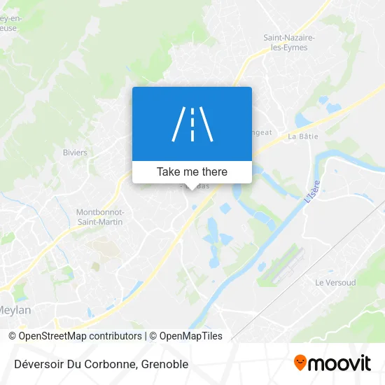 Déversoir Du Corbonne map