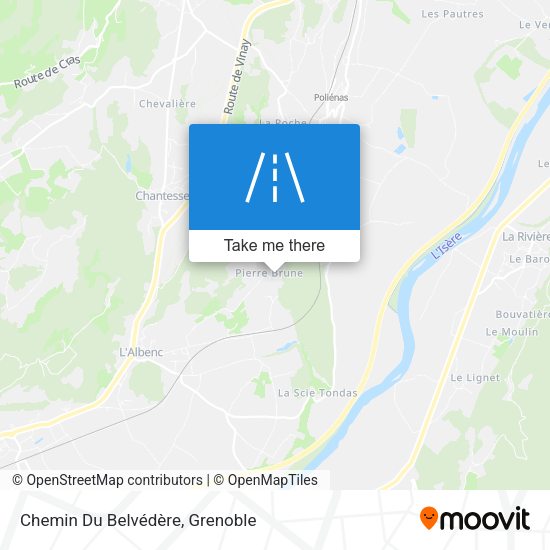 Chemin Du Belvédère map