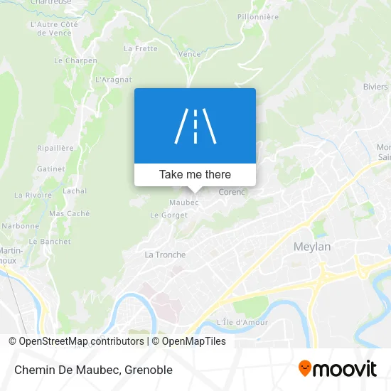 Chemin De Maubec map