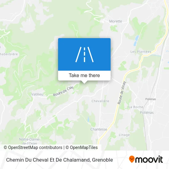 Chemin Du Cheval Et De Chalamand map